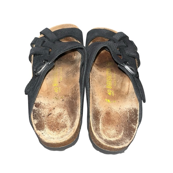 Birkenstock Retired/Discontinued Pisa Sandals In Black Size 40 ( US 9 ) - Picture 5 of 9